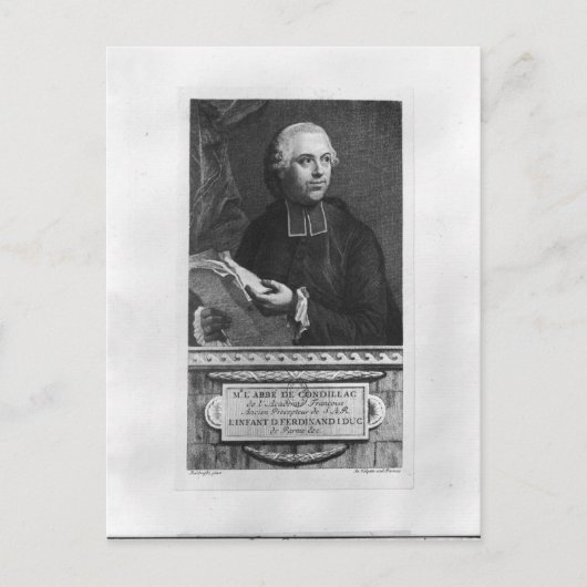 Carte Postale Etienne Bonnot de Condillac (Devant)