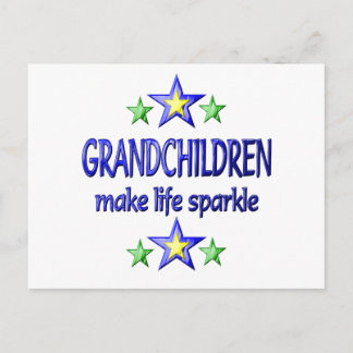 Carte Postale Étincelle de petits-enfants