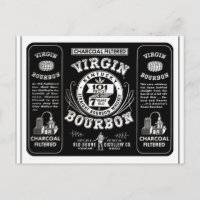 Étiquette Bourbon vintage