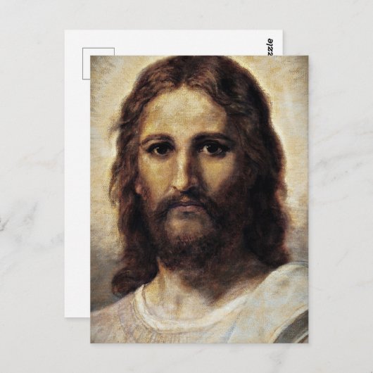 Carte Postale Étiquette cadeau Carré Chris avec Eyes Compatible (Devant / Derrière)