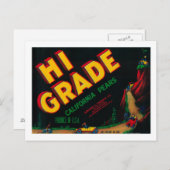 Carte Postale Étiquette de fréquence de haute qualité (Devant / Derrière)