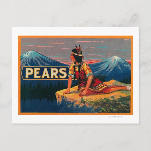 Carte Postale Étiquette de fréquence Stock (Devant)