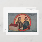 Carte Postale Étiquette de la marque Boston Suitsus (Devant / Derrière)