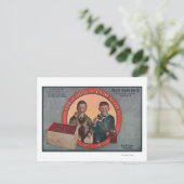 Carte Postale Étiquette de la marque Boston Suitsus (Debout devant)