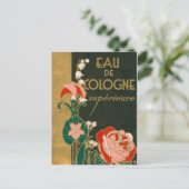 Carte Postale Étiquette de parfum vintage Art déco (Debout devant)