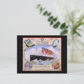 Carte Postale Étiquette de savon Titanic (Debout devant)