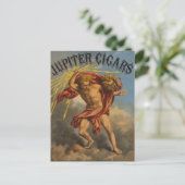 Carte Postale Étiquette de tabac, 1868. (Debout devant)