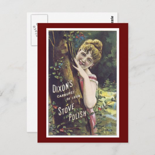 Carte postale Étiquette Stove Polonaise Victorienn (Devant / Derrière)