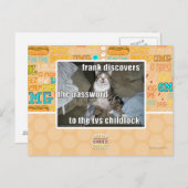 Carte Postale Étiquette TV (Devant / Derrière)