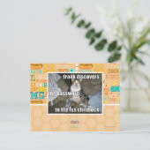 Carte Postale Étiquette TV (Debout devant)