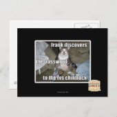 Carte Postale Étiquette TV (Devant / Derrière)