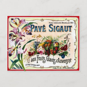 Carte postale Étiquette vintage