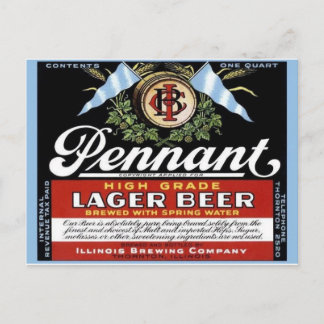 Carte postale Étiquette vintage