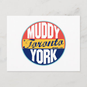 Carte Postale Étiquette Vintage de Toronto