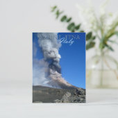 Carte Postale Etna - éruption volcanique (Debout devant)