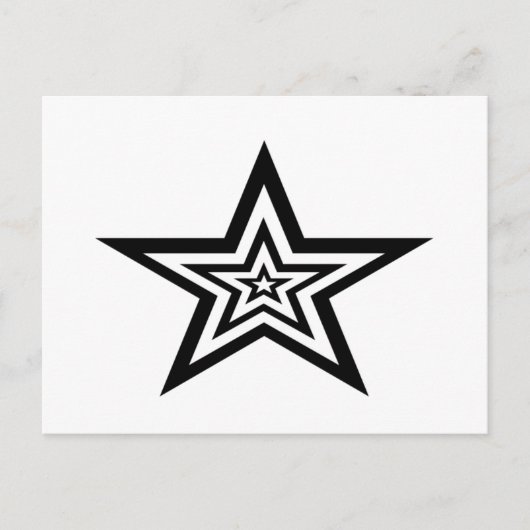 Carte Postale Étoile (Devant)