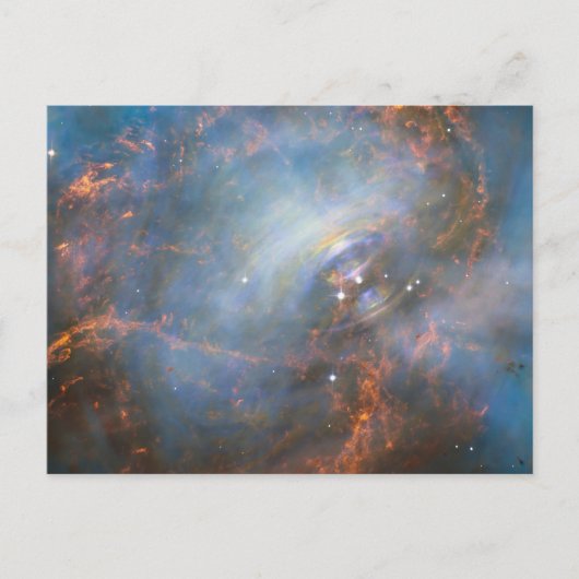 Carte Postale Étoile à neutrons centrale de la nébuleuse du Crab (Devant)