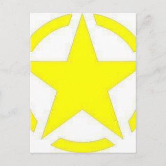 Carte Postale étoile armée