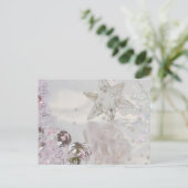Carte Postale "Etoile blanche et cristaux" (Debout devant)
