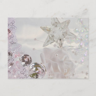 Carte Postale "Etoile blanche et cristaux"
