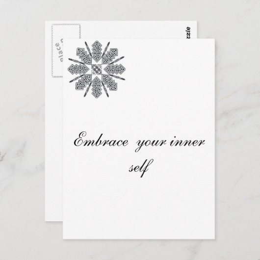 Carte Postale Étoile celtique (Devant / Derrière)