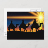 Carte Postale Étoile de Bethléem - Naissance du Christ (Devant / Derrière)