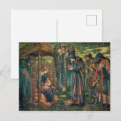 Carte Postale Étoile de Bethléem (par Edward Burne-Jones) (Devant / Derrière)