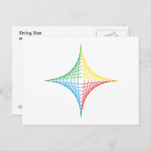 Carte Postale Étoile de chaîne (Devant / Derrière)