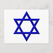 Carte Postale Étoile de David (Devant)