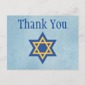 Carte Postale Étoile de David Merci (Devant)