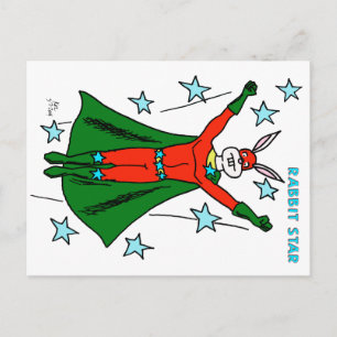 Carte Postale Étoile de lapin