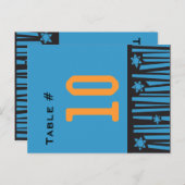 Carte Postale ÉTOILE DE L'ÉCHELLE Carton de Repérage de Table Nu (Devant / Derrière)