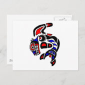 Carte Postale Étoile de mer Haida (Devant / Derrière)