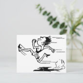 Carte Postale Étoile de piste (Debout devant)