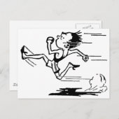 Carte Postale Étoile de piste (Devant / Derrière)