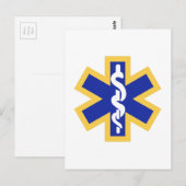 Carte Postale Étoile de vie (Devant / Derrière)