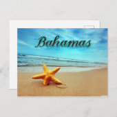 Carte Postale étoile des Bahamas (Devant / Derrière)