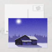 Carte Postale Étoile d'hiver 2 (Devant / Derrière)