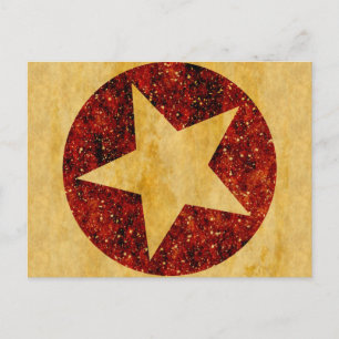 Carte Postale Étoile d'or