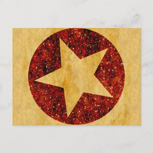 Carte Postale Étoile d'or (Devant)