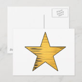Carte Postale Étoile d'Or (Devant / Derrière)
