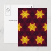 Carte Postale Étoile Dorée (Devant / Derrière)