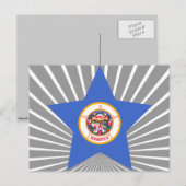 Carte Postale Étoile du Minnesota (Devant / Derrière)