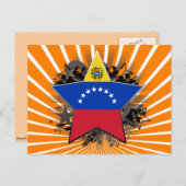 Carte Postale Étoile du Venezuela (Devant / Derrière)