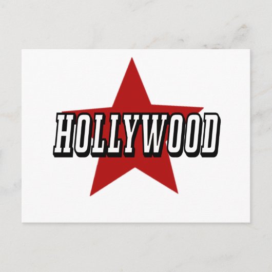 Carte Postale Étoile HOLLYWOOD (Devant)