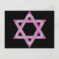 Étoile juive violette de David Design