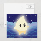 Carte Postale Étoile mignonne (Devant / Derrière)