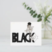 Carte Postale étoile noire (Debout devant)