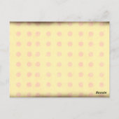 Carte Postale Étoile Oiseau d'Hiver (Dos)