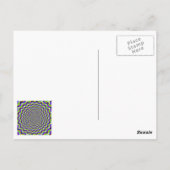 Carte postale étoile psychédélique (Dos)